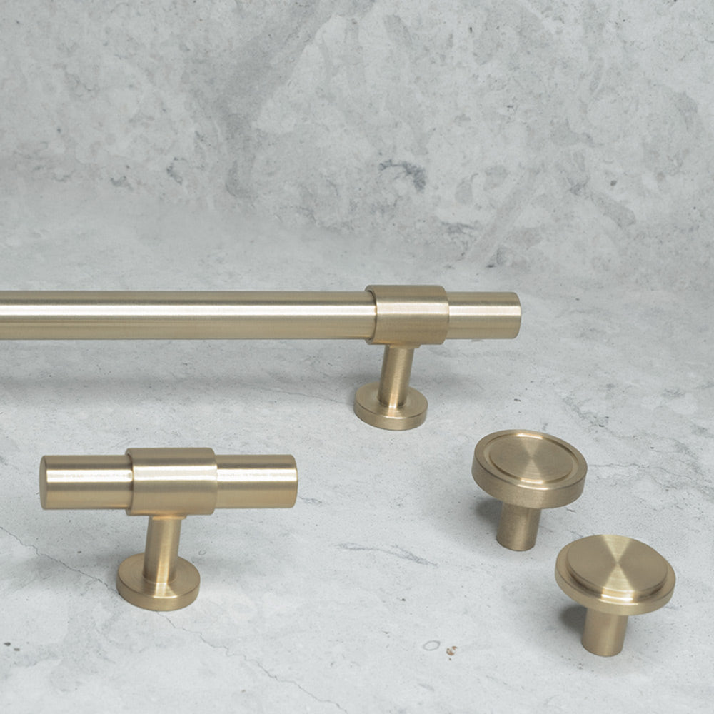 SIGNATURE 20 brass / brass luxury hardware collection by BRANDT Collective