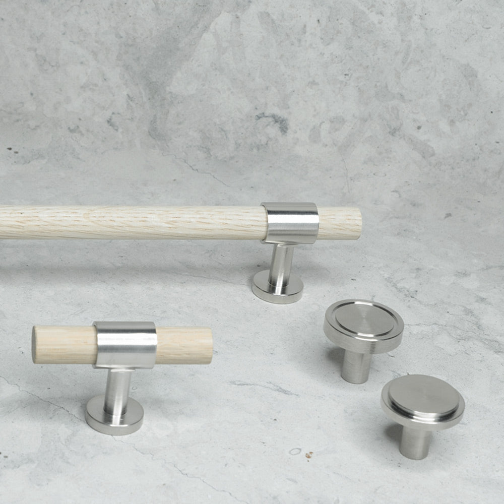  oak - luxury hardware collection with knobs, T-bars, pull bars by BRANDT Collective