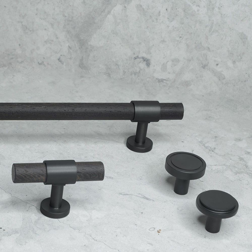  wenge - luxury hardware collection with knobs, T-bars, pull bars by BRANDT Collective