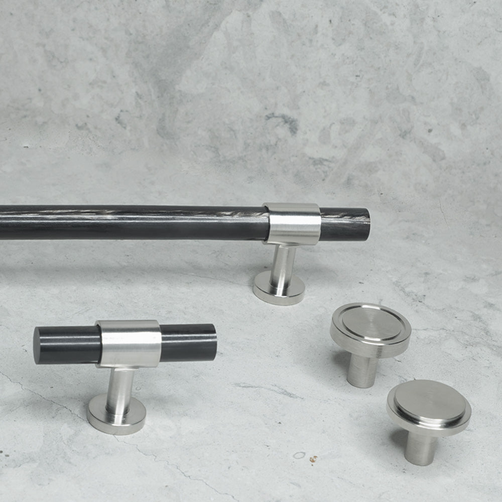  black horn - luxury hardware collection with knobs, T-bars, pull bars by BRANDT Collective