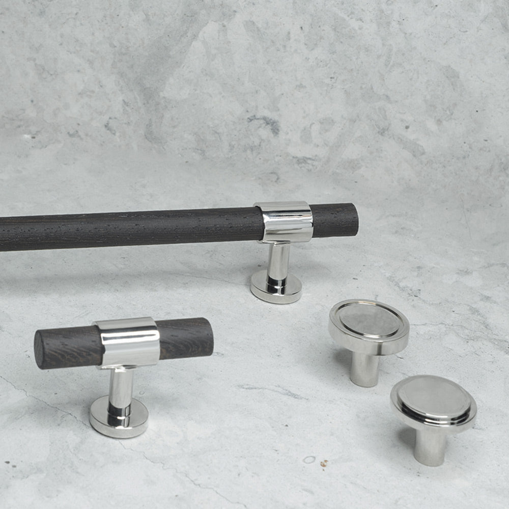  wenge - luxury hardware collection with knobs, T-bars, pull bars by BRANDT Collective