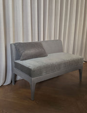 EASE bench - mohair & linen