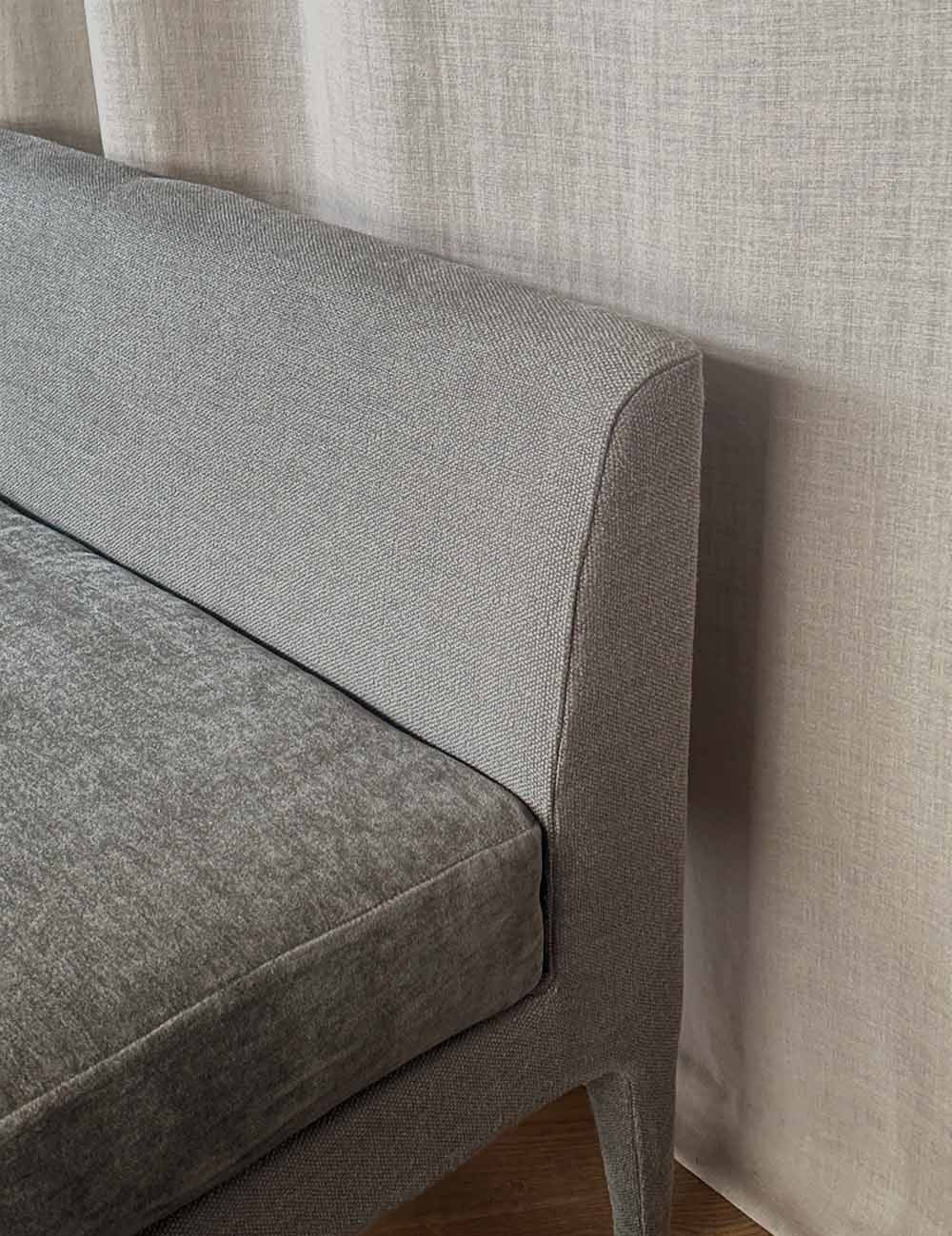 EASE bench - mohair & linen (ARCHIVE PICK-UP)