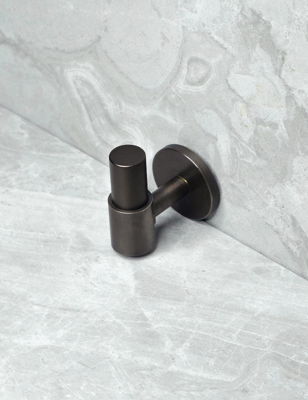 Burnished Brass. Luxury cabinet hardware made of solid brass by BRANDT Collective.