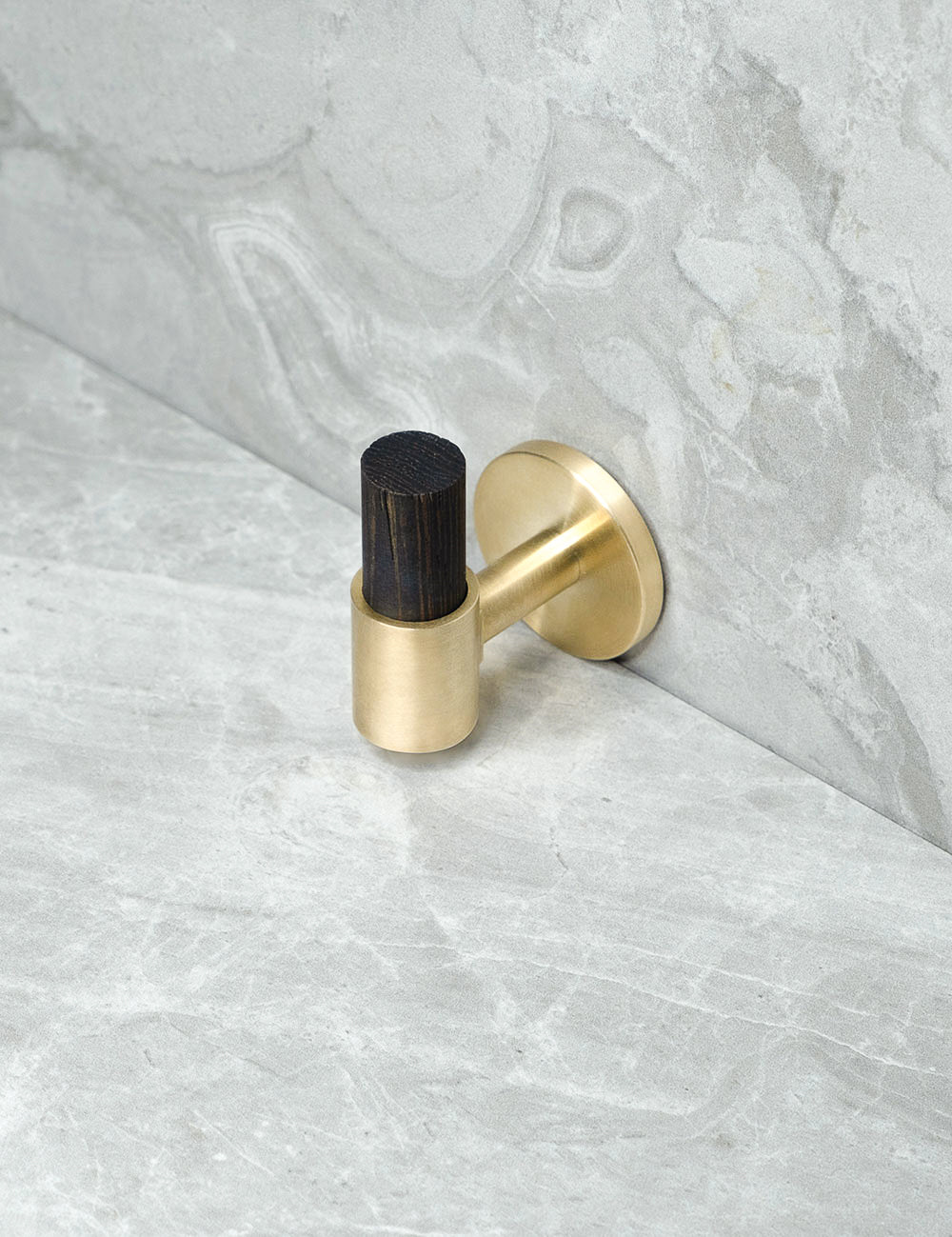 Wenge. Luxury cabinet hardware made of solid brass by BRANDT Collective.