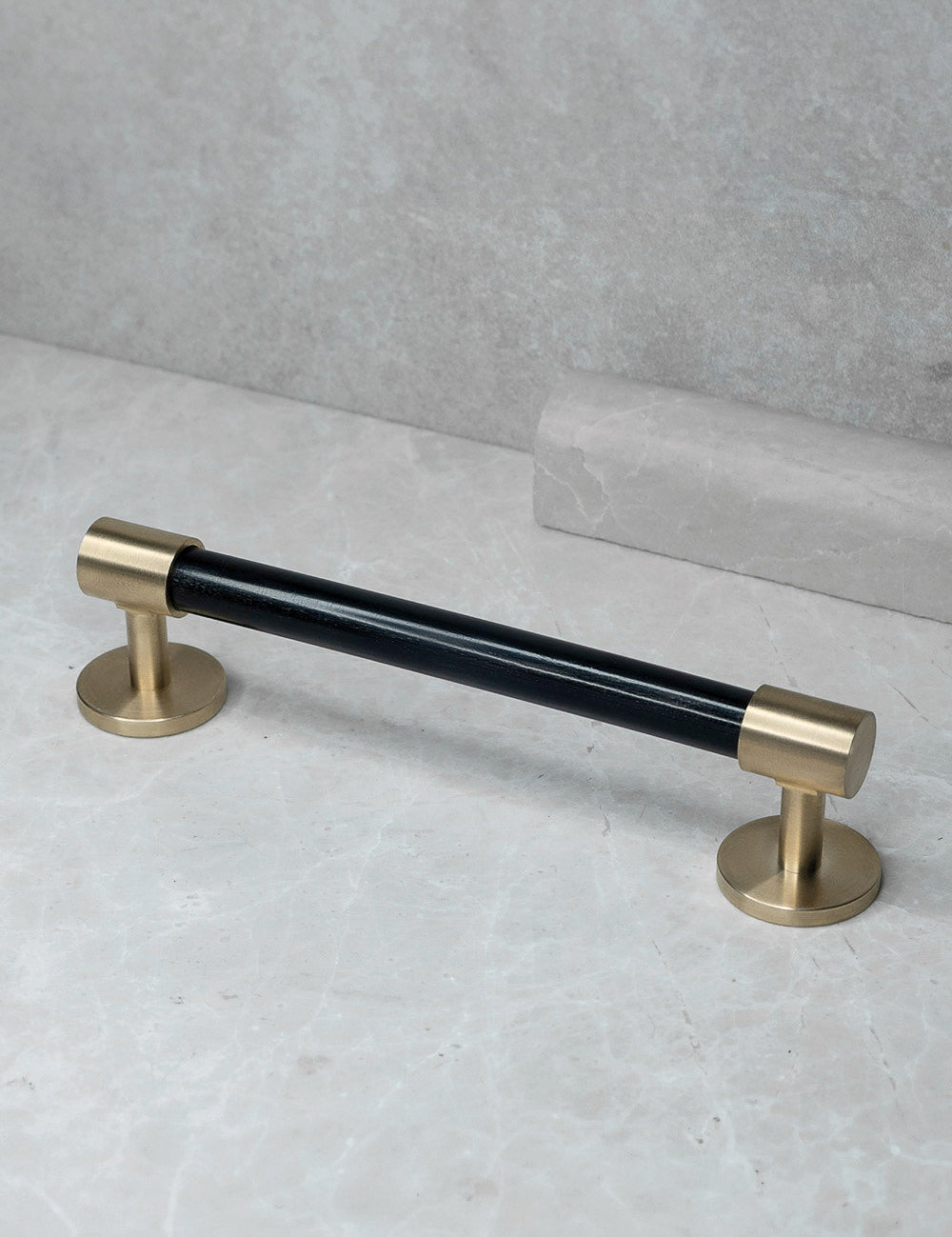 Black Horn. Luxury cabinet hardware made of solid brass by BRANDT Collective. 