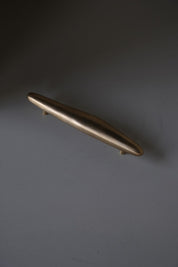 NOBLE pull bar long in brass by BRANDT Collective, designed by Julie Brandt