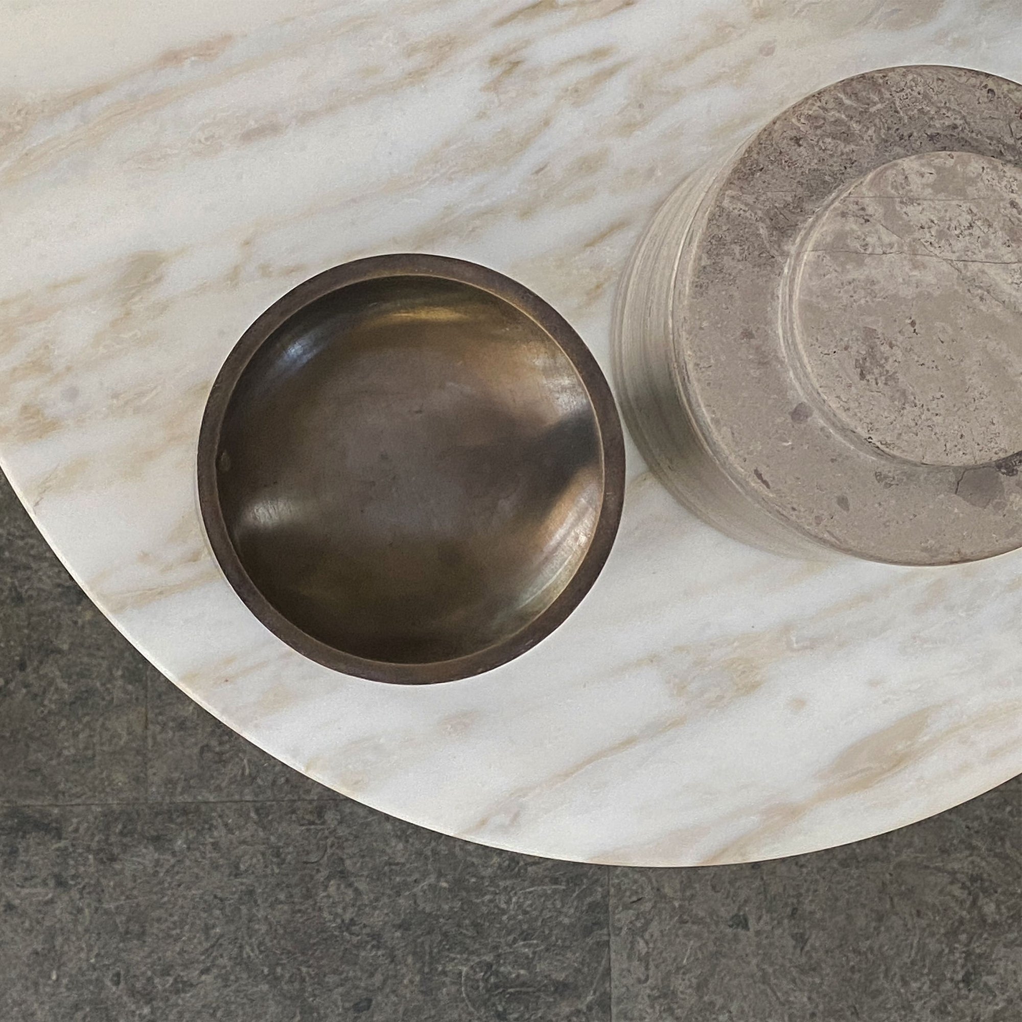 BRANDT Collective aura canister grey marble