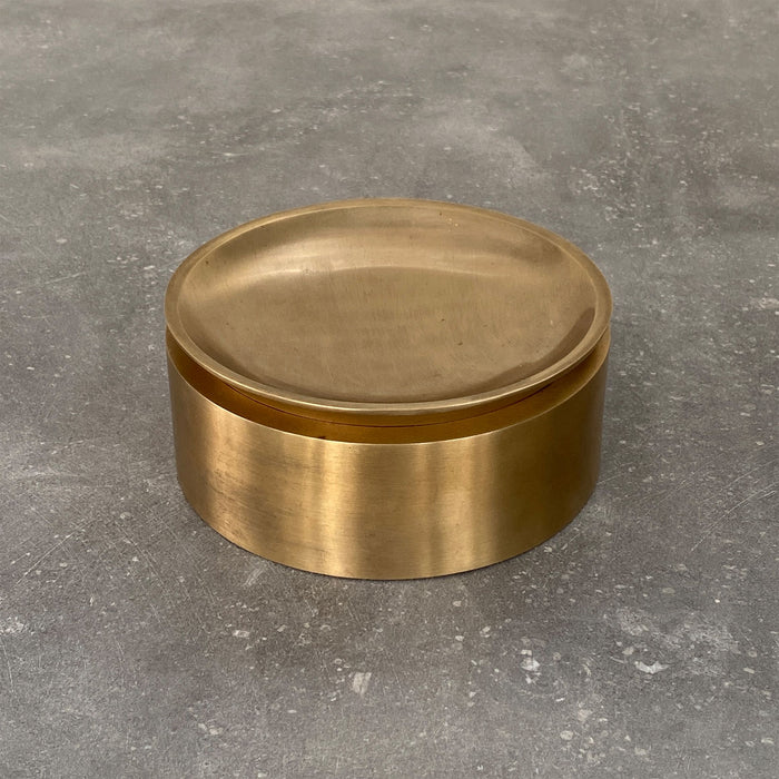 BRANDT Collective EDO canister LOW in Satin Brass