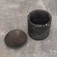 BRANDT Collective EDO canister L in black marble SB