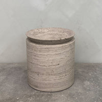 BRANDT Collective EDO canister L in grey marble SG