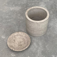 BRANDT Collective EDO canister L in grey marble SG