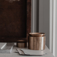BRANDT Collective EDO canister S in Burnished Brass