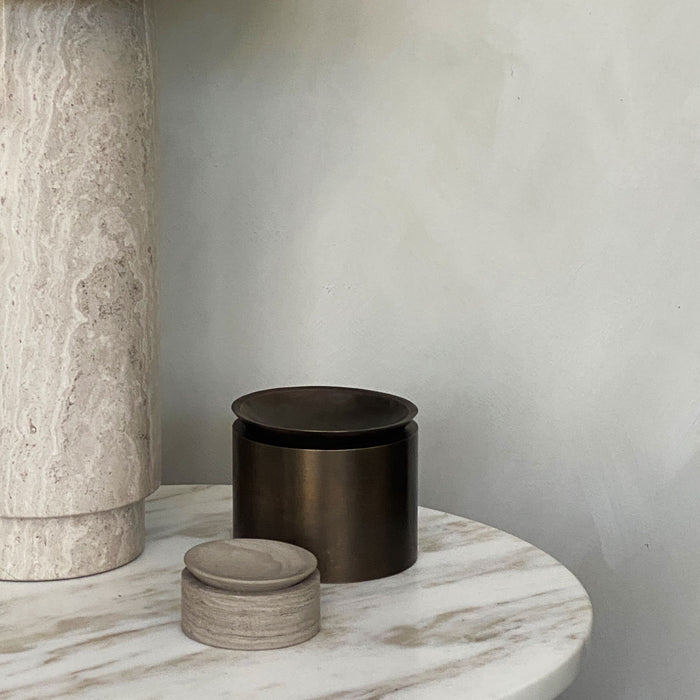 BRANDT Collective EDO canister S in grey marble