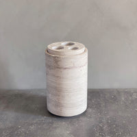 BRANDT Collective STEM vase m in beige marble CG