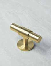 SIGNATURE T-bar 60 mm - Brass/Brass