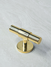 SIGNATURE T-bar 60 mm - Polished Brass/Polished Brass