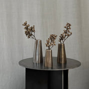 TRUNK vase in burnished brass. Designed by Julie Brandt for BRANDT Collective