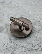 THUMBTURN lock in Burnished Brass. Elegant door hardware by BRANDT Collective.