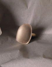 VALE knob in brass made of solid brass and designed by Julie Brandt for BRANDT Collective