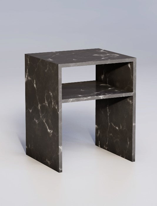 FRANCIS side table - MARBLE Shadow Black (archive)