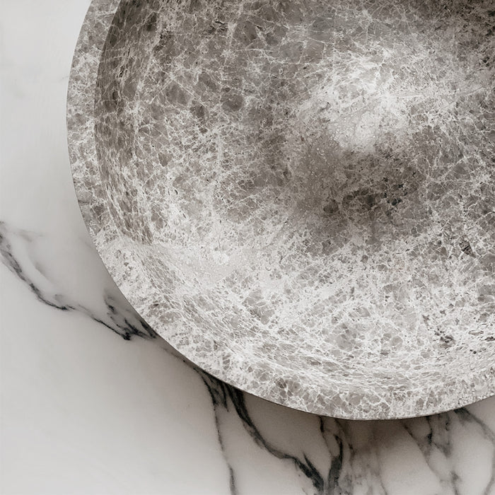 BRANDT Collective CIRQUE bowl in grey marble